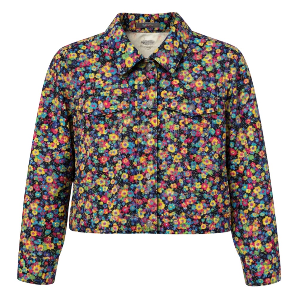 Vintage Y2K Bloomcore Garden Fairy Jacket Women Size S Whimsical Cottagecore